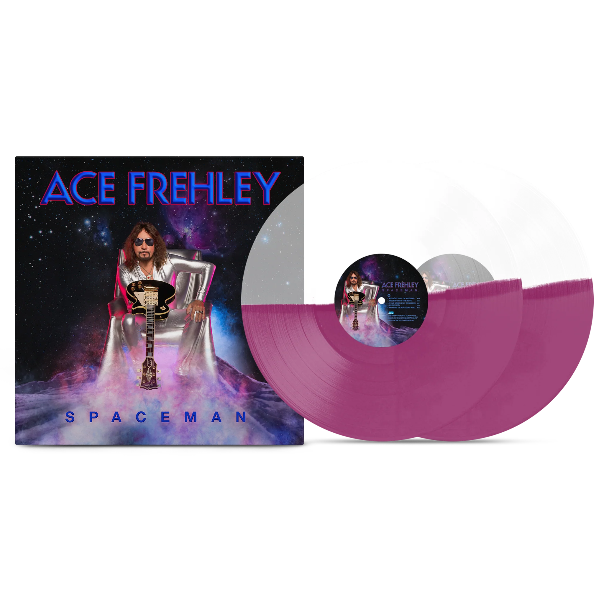 Ace Frehley - Spaceman - Clear & Grape Vinyl