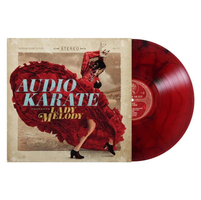 AUDIO KARATE - LADY MELODY (GYPSYQUEEN RED MARBLE VINYL/20TH ANNIVERSARY) (Vinyl LP)