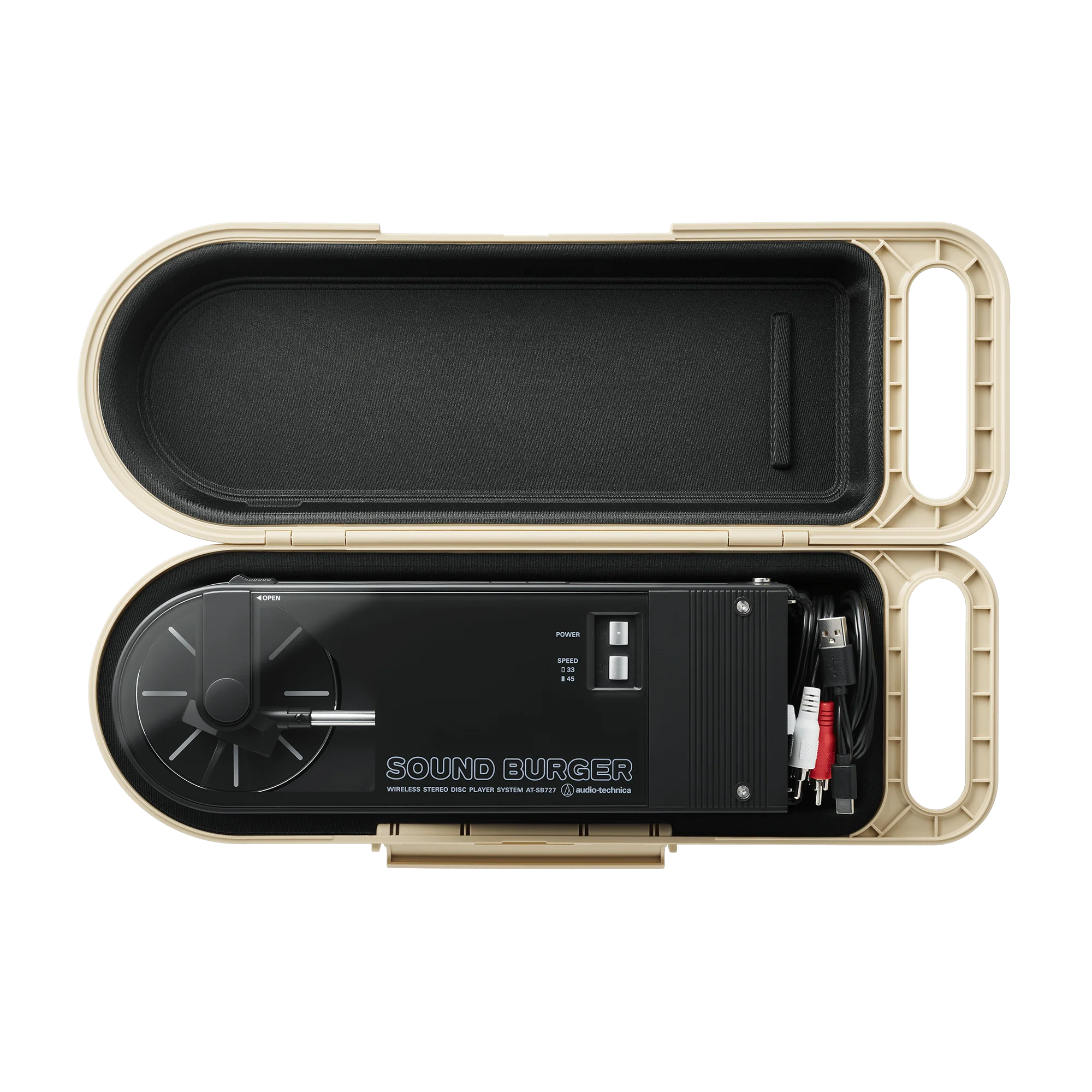 Audio-Technica Sound Burger Storage Case - Beige (AT-SBC1-BG) - Image 2