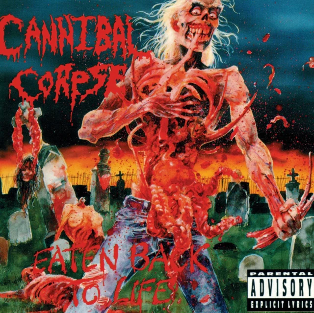 CANNIBAL CORPSE - EATEN BACK TO LIFE (BLUE SMOKE VINYL)