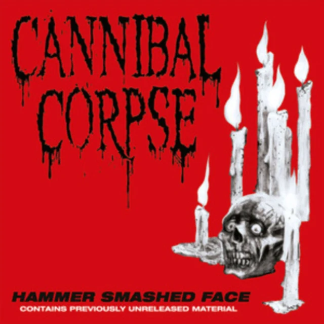 CANNIBAL CORPSE - HAMMER SMASHED FACE (CLEAR W/ RED SPLATTER VINYL) (Vinyl LP)