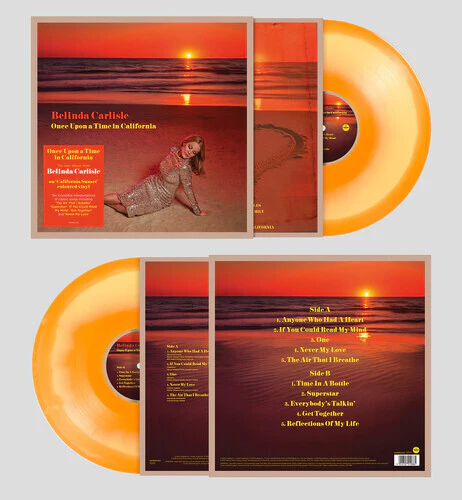 BELINDA CARLISLE - ONCE UPON A TIME IN CALIFORNIA (140G/CALIFORNIAN SUNSET VINYL LP)