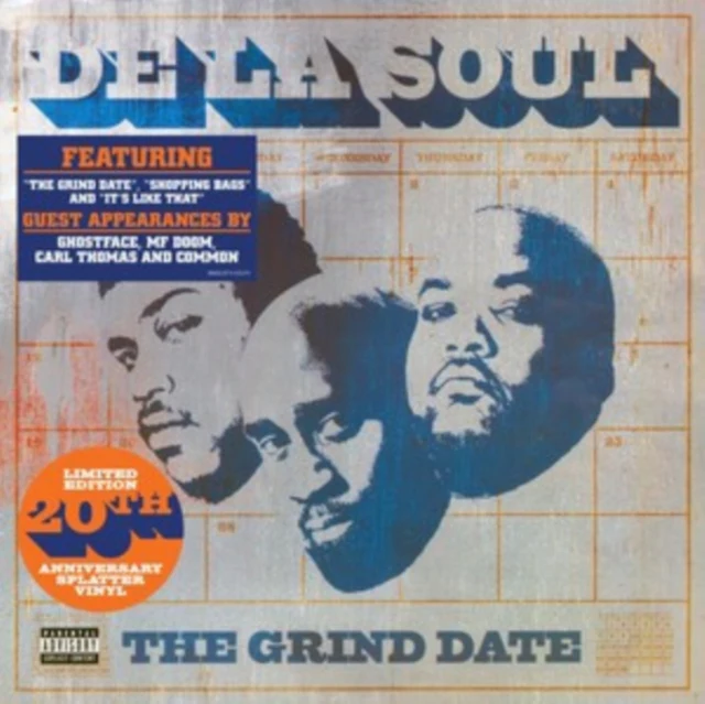 DE LA SOUL - GRIND DATE (X) (20TH ANNIVERSARY/SPLATTER VINYL/2LP) (Vinyl LP)