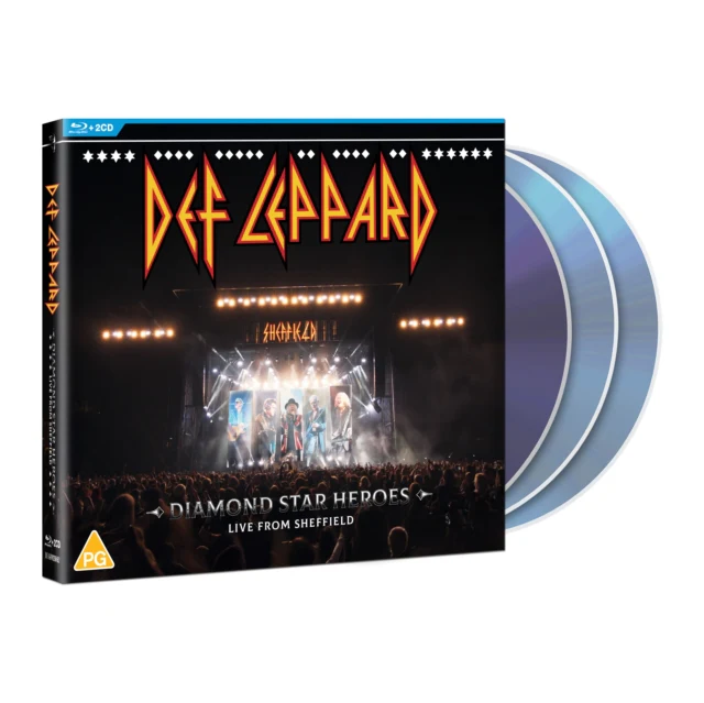 DEF LEPPARD - DIAMOND STAR HEROES: LIVE FROM SHEFFIELD (BLU-RAY/2CD) (Music CD)