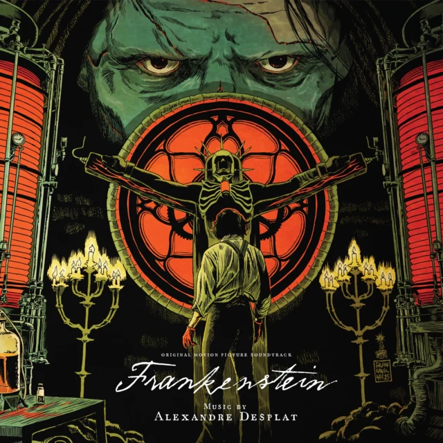 Alexandre Desplat - Frankenstein (OST) (Explicit, Colored Vinyl, White, Red, 140 Gram Vinyl LP)