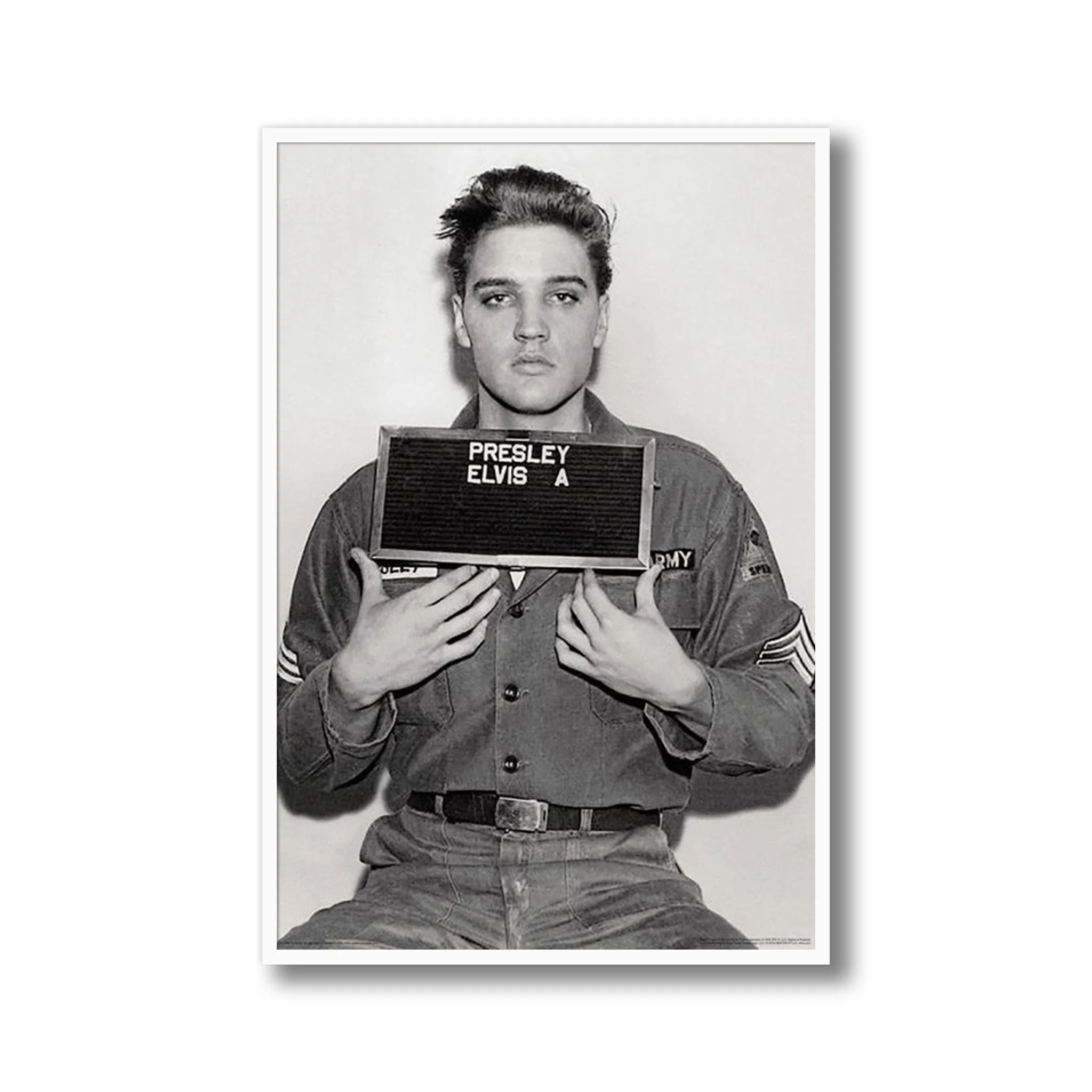 Elvis Presley Military Enlistment Photo - Image 2