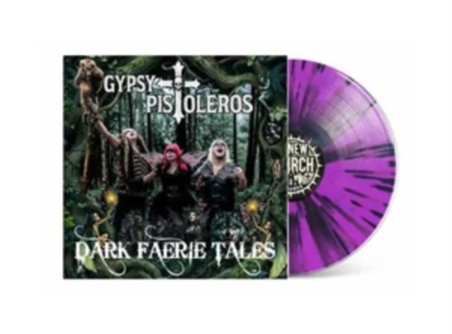 GYPSY PISTOLEROS - DARK FAERIE TALES (NEON PURPLE WITH BLACK SPLATTER VINYL) (Vinyl LP)