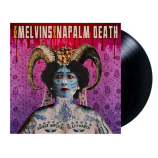 MELVINS WITH NAPALM DEATH - SAVAGE IMPERIAL DEATH MARCH (Vinyl LP)