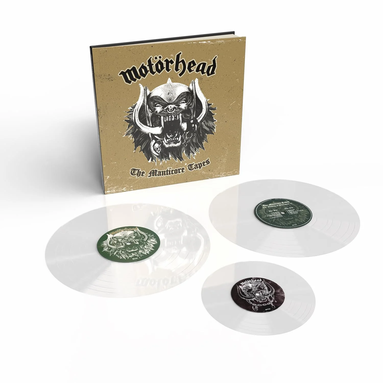 MOTORHEAD - MANTICORE TAPES (DELUXE BOOKPACK) (CLEAR VINYL/2LP/7 INCH) (Vinyl LP)