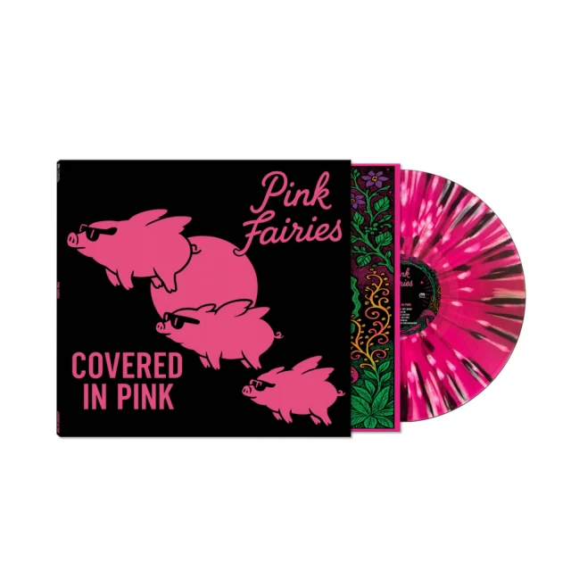 PINK FAIRIES - COVERED IN PINK (LIMITED EDITION PINK/WHITE/BLACK SPLATTER VINYL) (Vinyl LP)