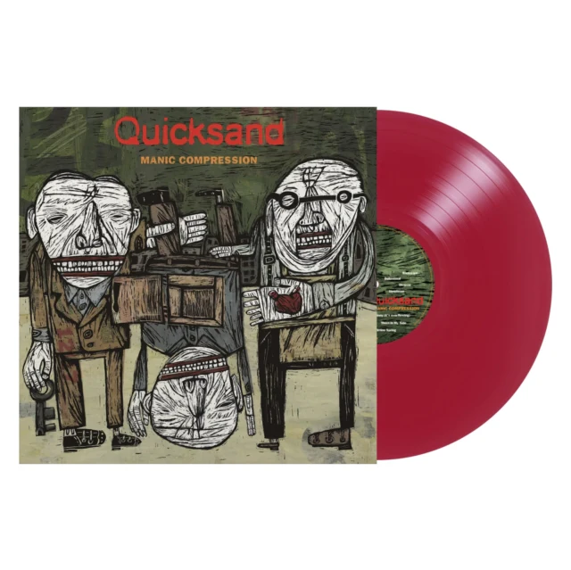 QUICKSAND - MANIC COMPRESSION (OPEN HEART RED VINYL) (Vinyl LP)