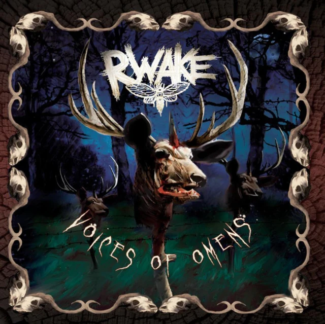 RWAKE - VOICES OF OMENS (2LP/ROYAL BLUE & BONE WHITE MERGE/SPLATTER VINYL