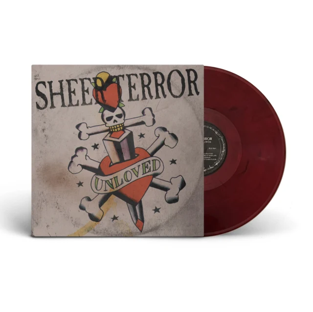 SHEER TERROR - UNHEARD UNLOVED (LIMITED EDITION/RED & BLACK SWIRL VINYL LP)