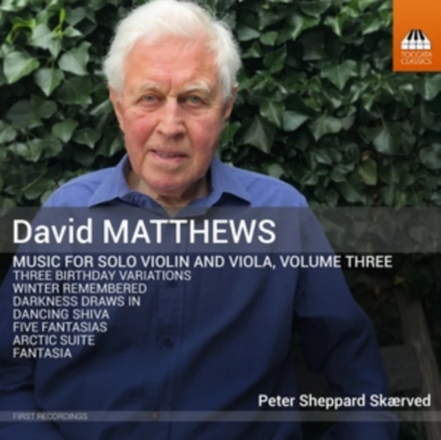 SKAERVED,PETER - DAVID MATTHEWS: MUSIC FOR SOLO VN & VIOLA VOL. 3 (Music CD)