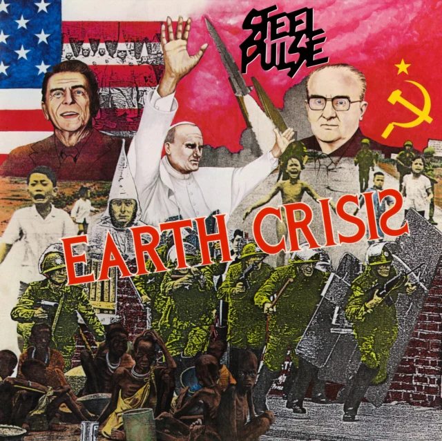 STEEL PULSE - EARTH CRISIS (RED/YELLOW & GREEN TRI COLOR VINYL)