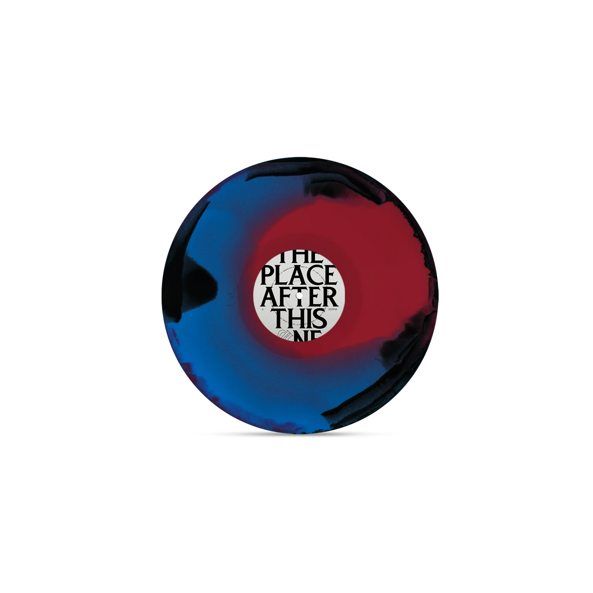 Underoath - The Place After This One Black + Blue Red Swirl Vinyl - Image 4