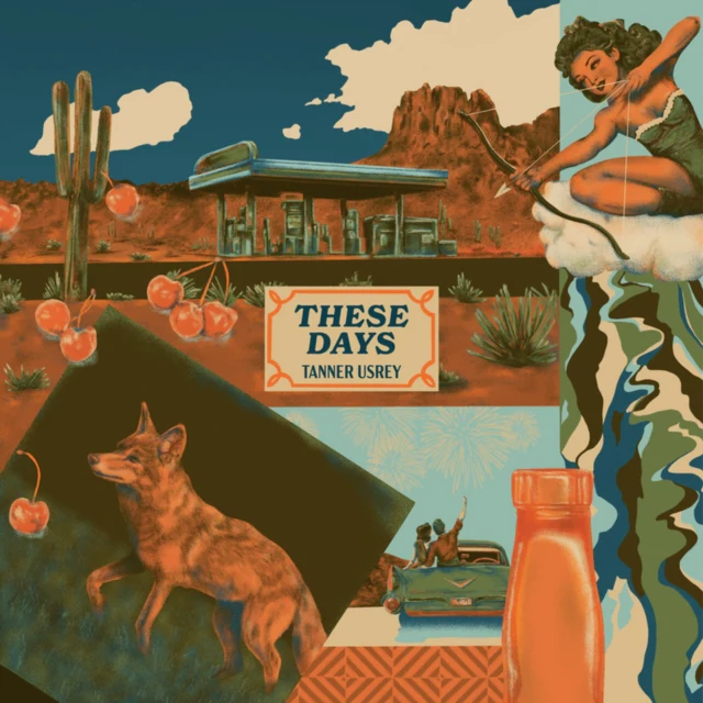 USREY,TANNER - THESE DAYS (BLEND OF TRANSPARENT YELLOW & OPAQUE RED VINYL) (Vinyl LP)