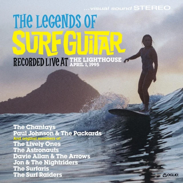 VARIOUS ARTISTS - LEGENDS OF SURF GUITAR (CLEAR AQUA VINYL/2LP) (Vinyl LP)