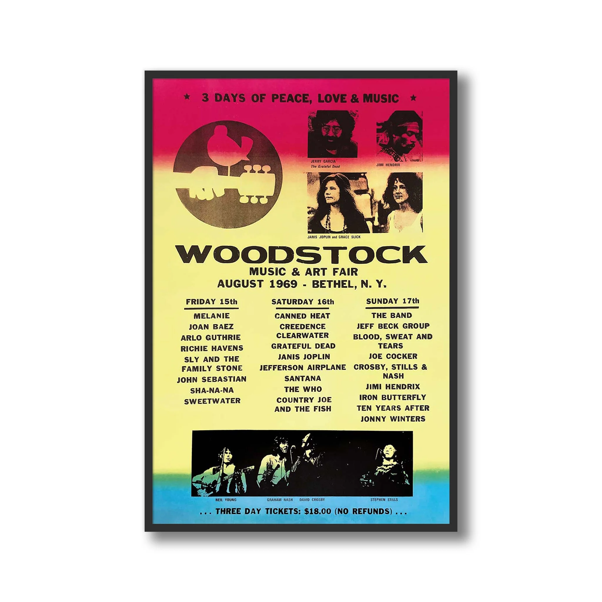 Woodstock 1969 Poster