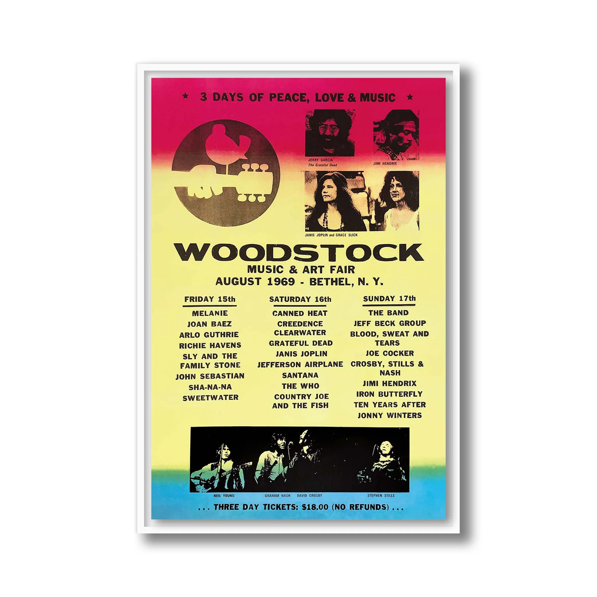 Woodstock 1969 Poster - Image 4